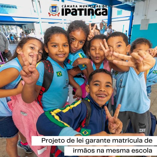 ​Projeto de lei garante matrícula de irmãos na mesma escola